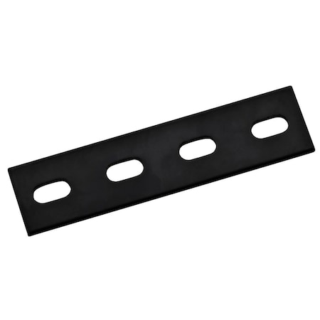 Hampton Products Hampton 1/8 in. H X 1-1/2 in. W X 6 in. L Black Steel Mending Plate 01-3411-540